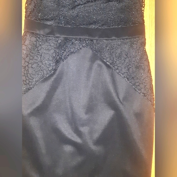 (S)🆕️💲⬇️Vtg Black Collection By Portia And Scarlett Rare Crochet Rose⚘️Dress - Picture 4 of 5